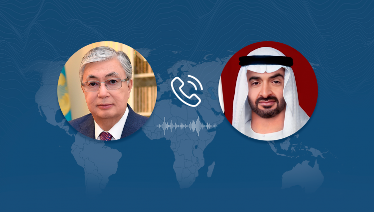 Президент Казахстана провел телефонный разговор с Президентом ОАЭ